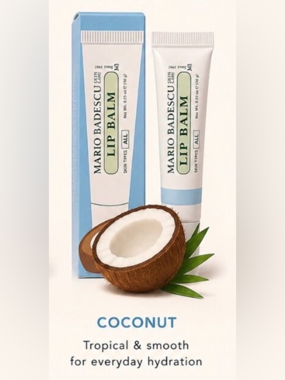 Mario Badescu Coconut Lip Balm - NIB